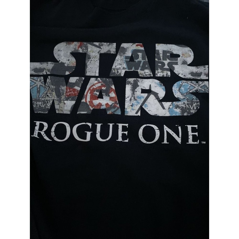 Disney Star Wars Rogue One Sweatshirt Size Medium Disneyland Disney World Black